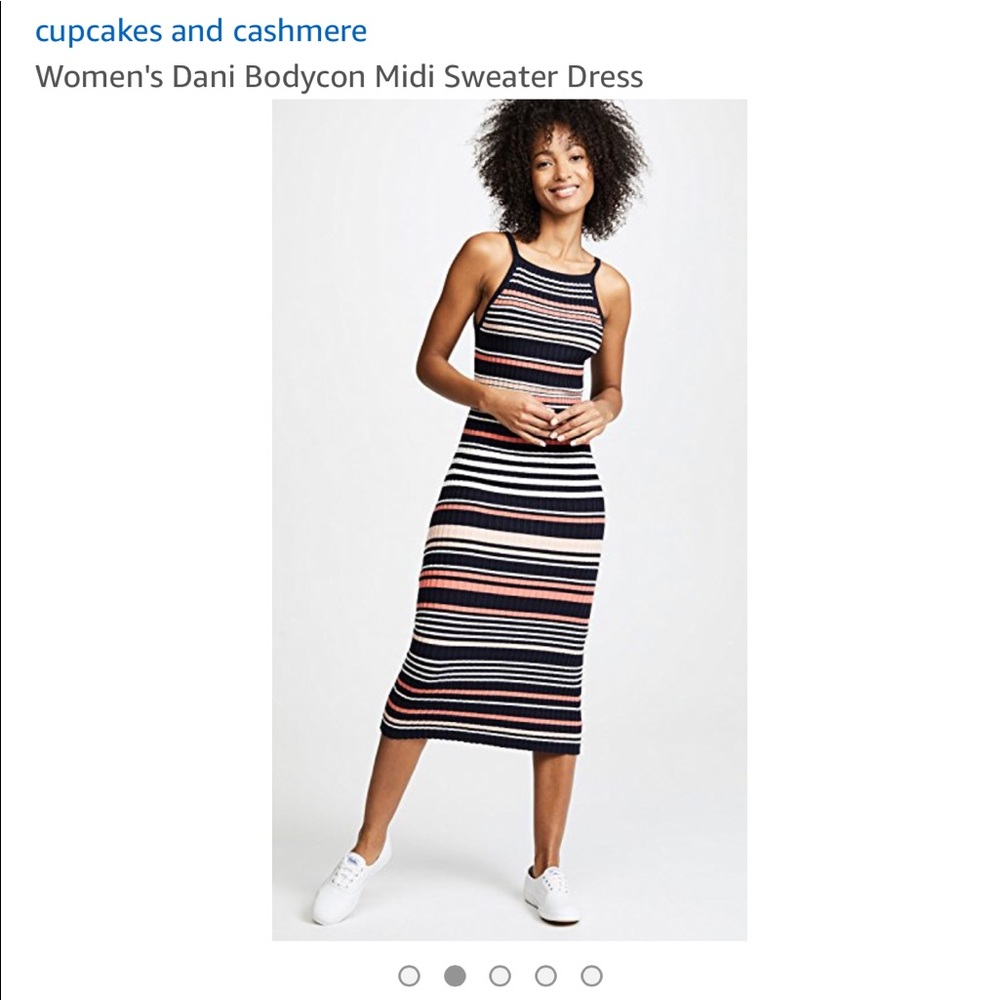 Cupcakes &Cashmere Dani Bodycon Midi Sweater Dress